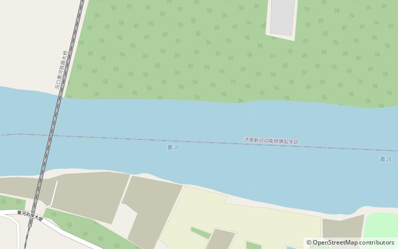 Luokou Yellow River Railway Bridge location map