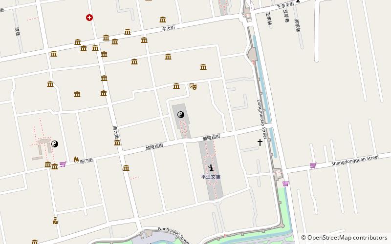 City God Temple of Pingyao location map
