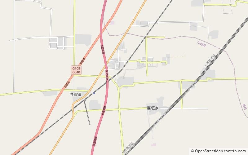 Zhenguo Temple location map