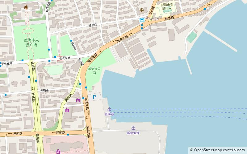 dingyuan weihai location map