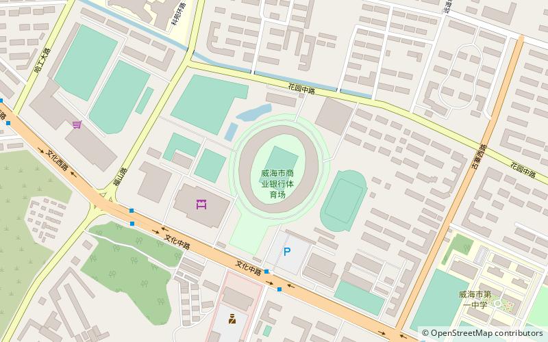 chengshan stadium weihai location map