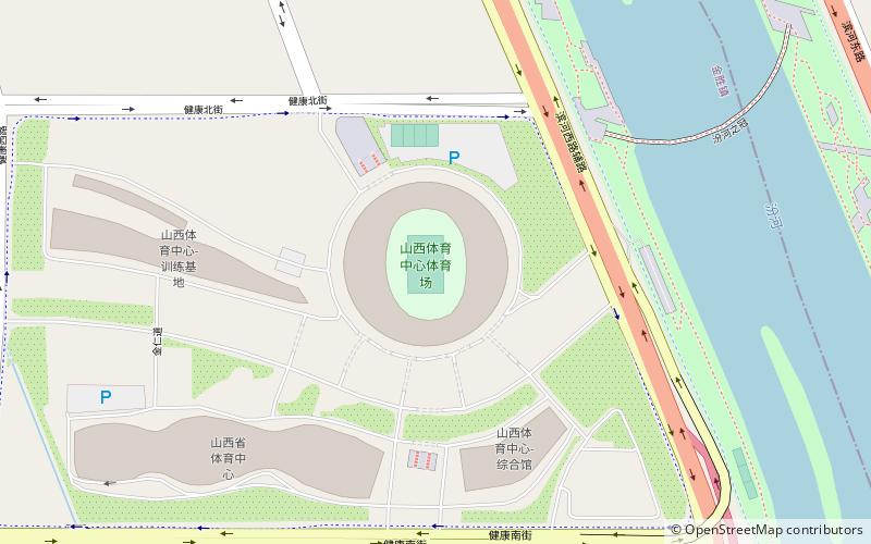 Shanxi Sports Centre Stadium location map