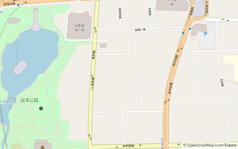 Yingze Park location map