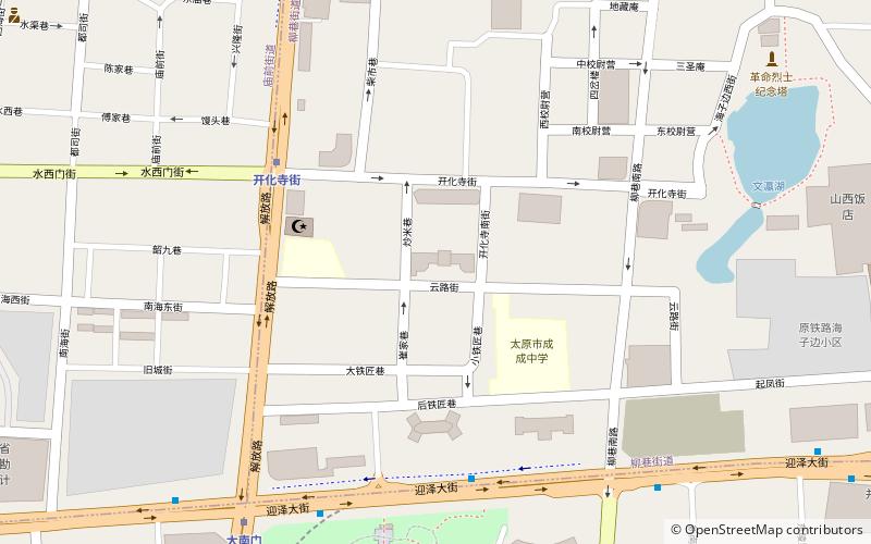 District de Yingze location map