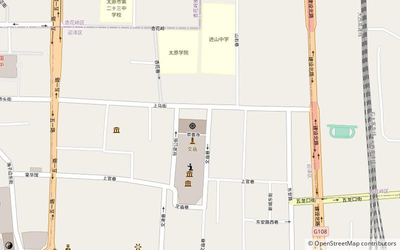 Chongshan Temple location map