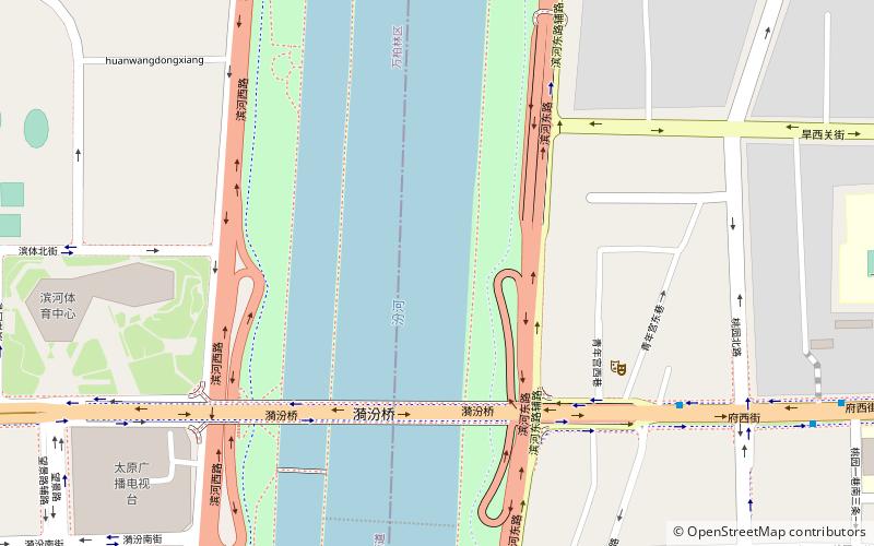 Taiyuan Riverside Sports Centre Gymnasium location map