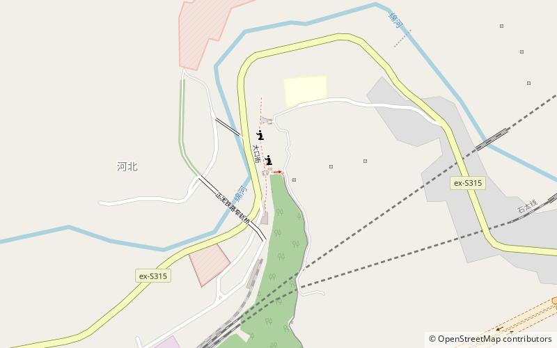 niangzi pass wielki mur chinski location map