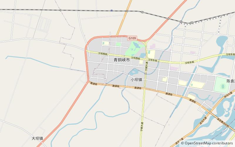 yumin subdistrict qingtongxia location map