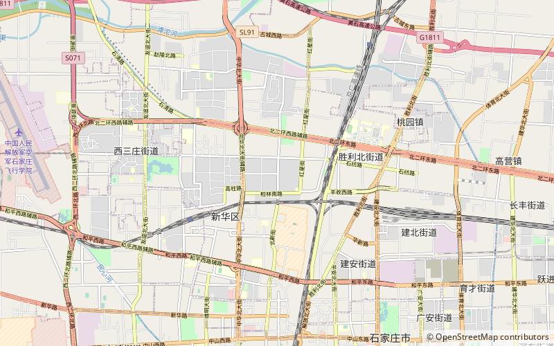 shigang subdistrict shijiazhuang location map