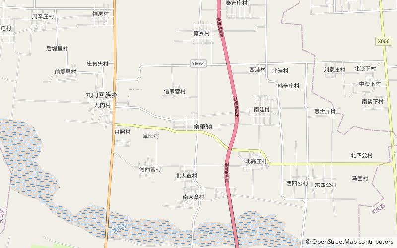 Nandong location map
