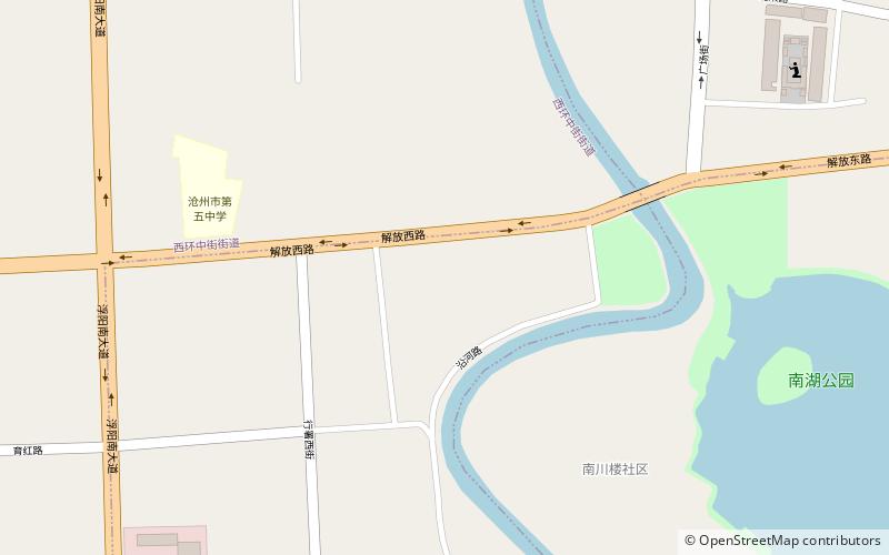cang prefecture cangzhou location map