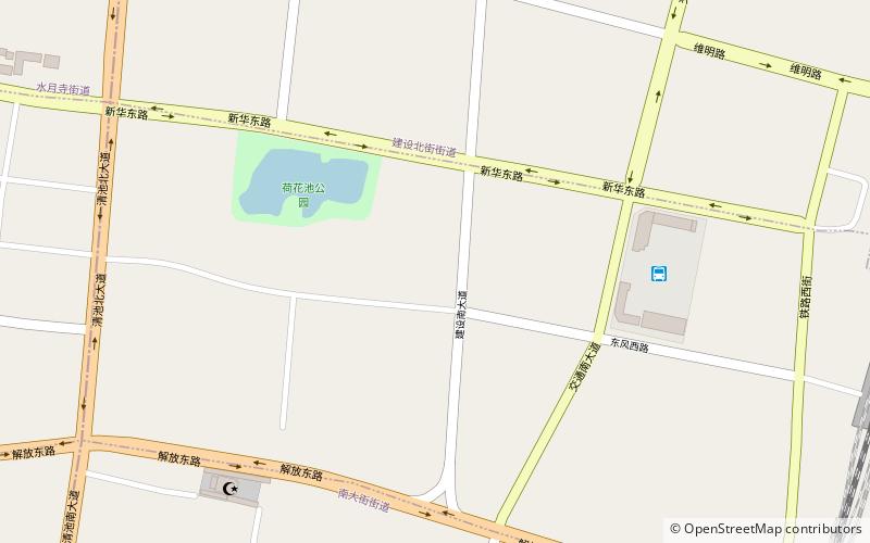 Chezhan Subdistrict location map