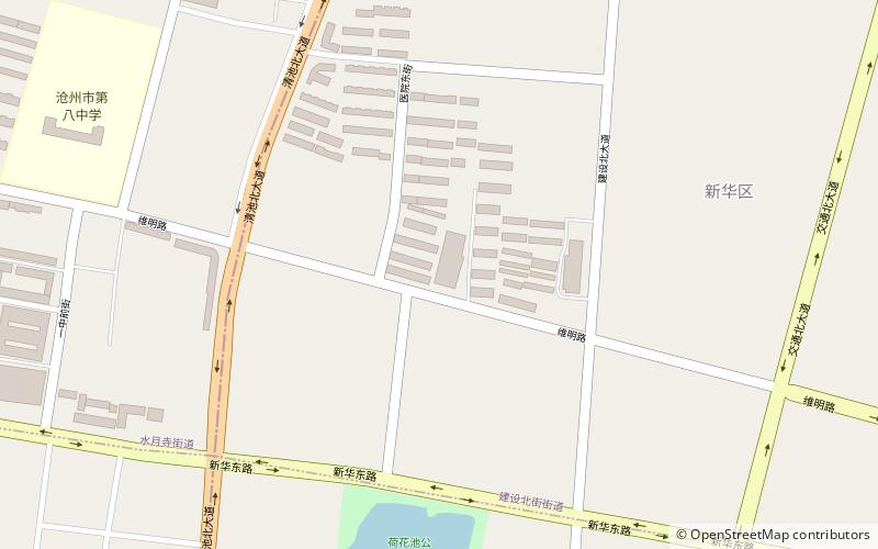 xinhua district cangzhou location map