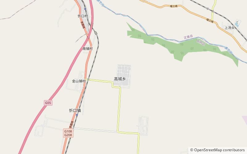 Gaocheng Township location map