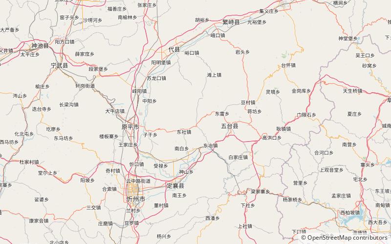 Yanqing Temple location map