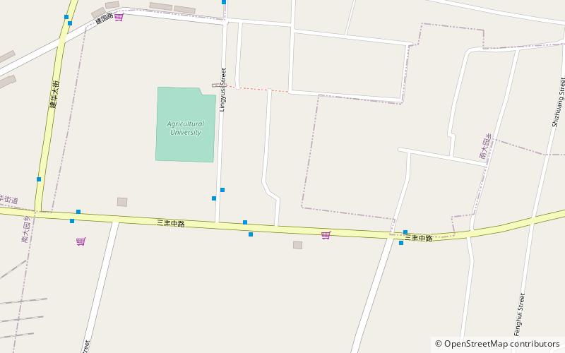 Agricultural University of Hebei location map