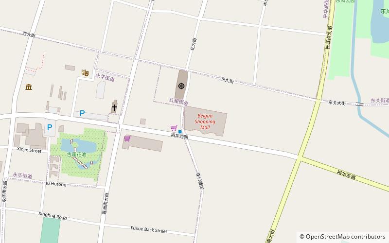 beiguo shopping mall baoding location map