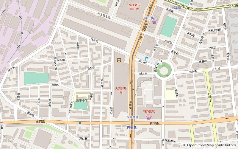 xian road subdistrict dalian location map