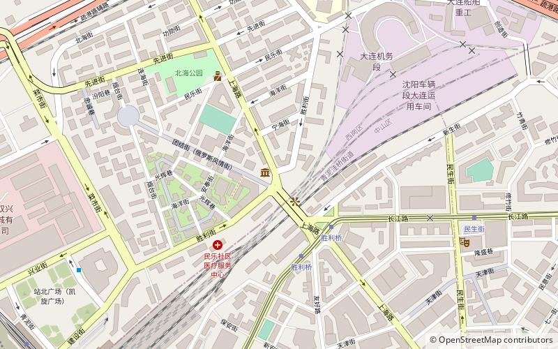 da lian yun shu zhan lan guan dalian location map