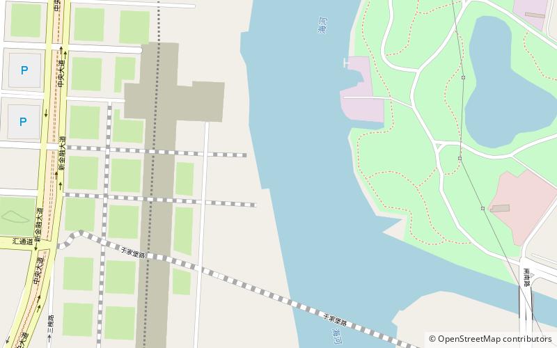 Yujiapu Financial District location map