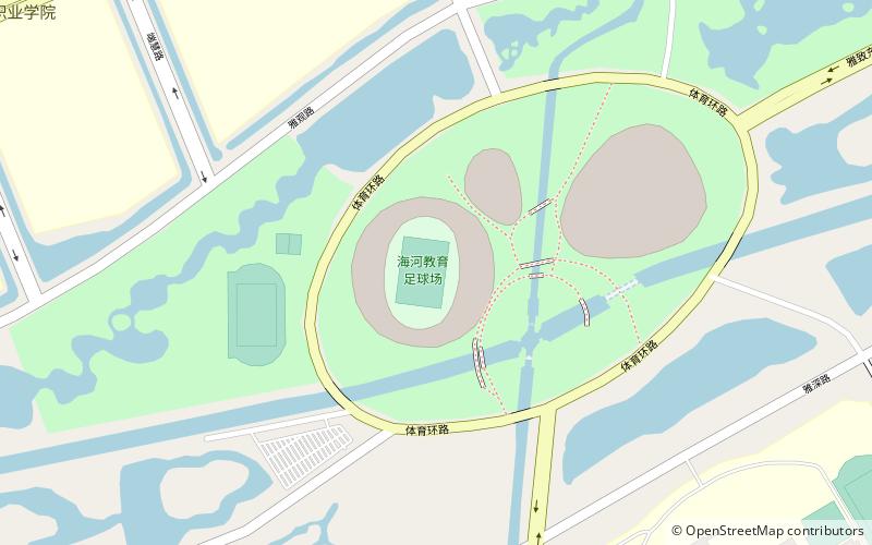 haihe educational football stadium tianjin location map
