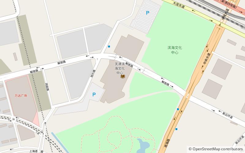 biblioteka tiencin binhai location map
