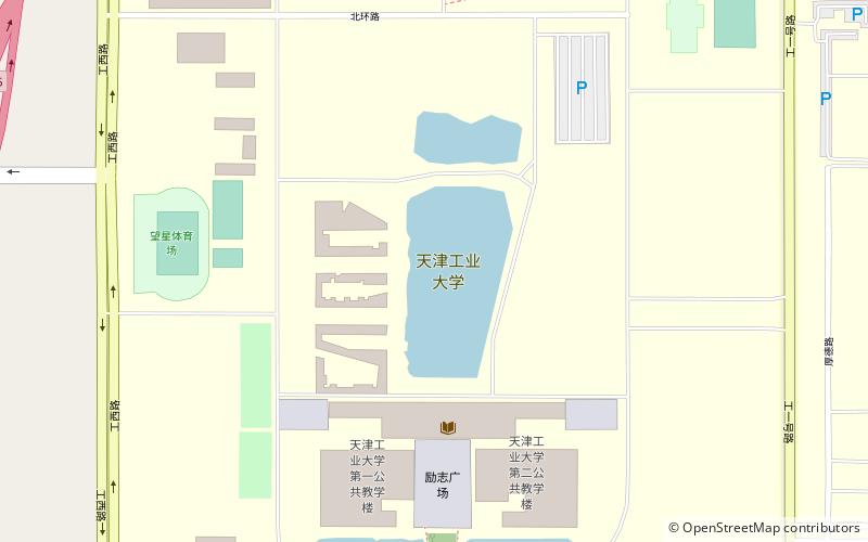 Tiangong University location map