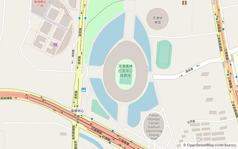 Centre olympique de Tianjin location map