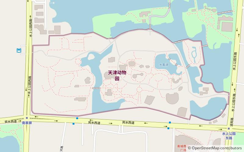tianjin zoo tiencin location map