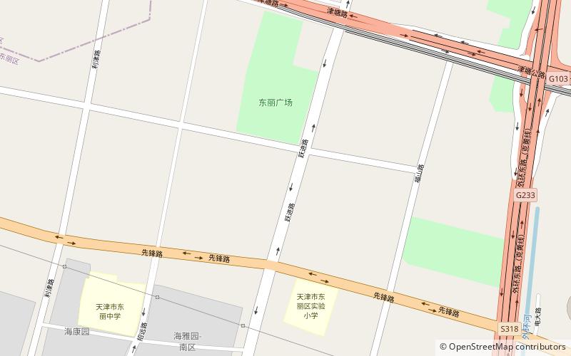 dongli district tiencin location map
