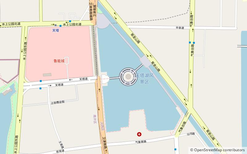 Torre de radio y televisión de Tianjin location map