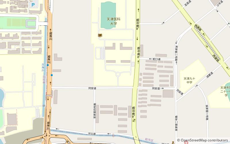 Tianjin University location map