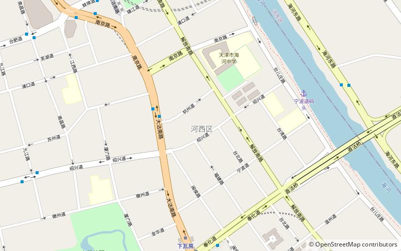 District de Hexi location map