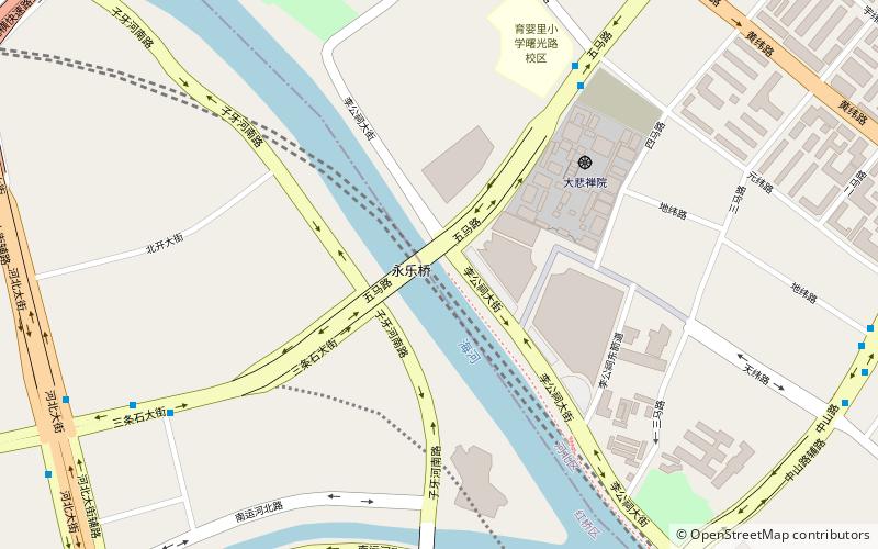 Tianjin Eye location map