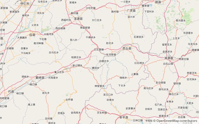 pingxing pass wielki mur chinski location map