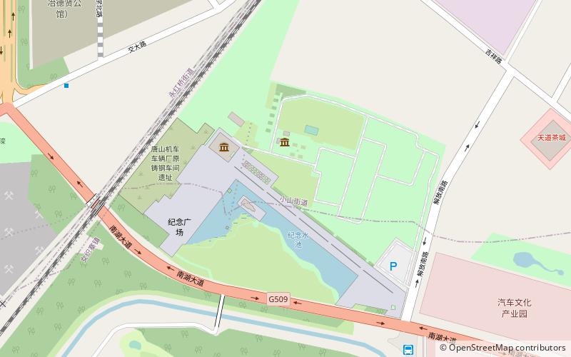 Tangshan Earthquake Memorial Park location map
