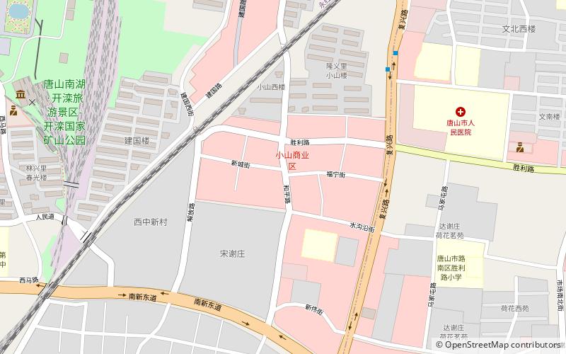 xiaoshan subdistrict tangshan location map