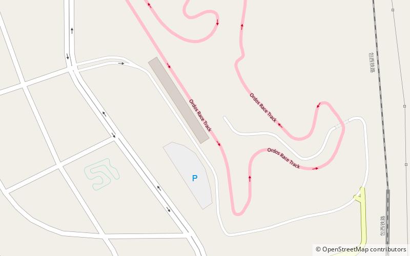 Ordos International Circuit location map