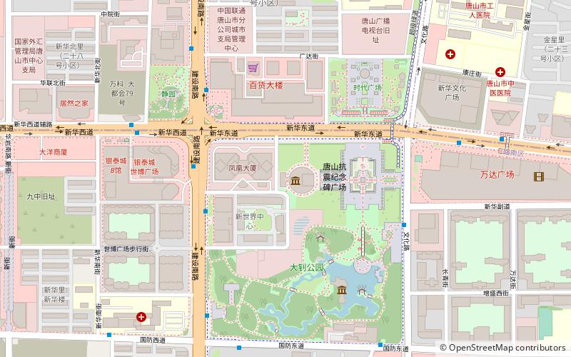 tang shan kang zhen ji nian guan tangshan earthquake memorial location map