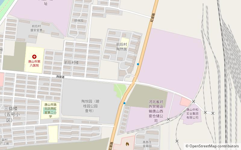 gangyao subdistrict tangshan location map