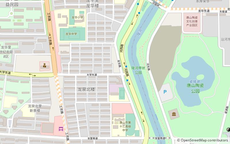 longdong subdistrict tangshan location map