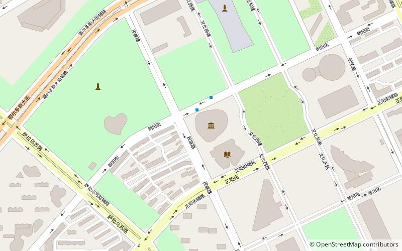 Ordos Museum location map