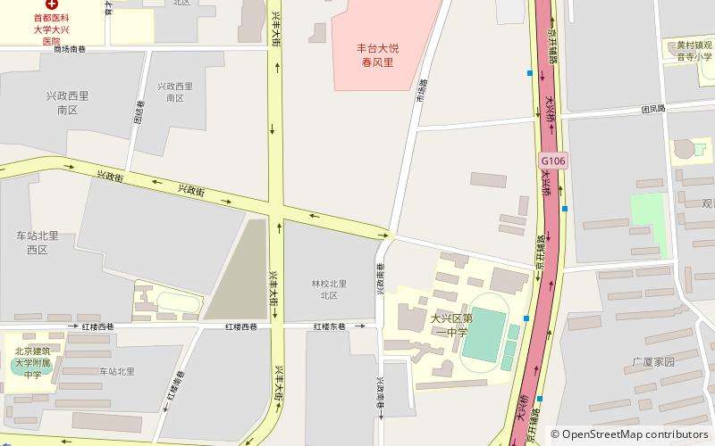 Daxing location map