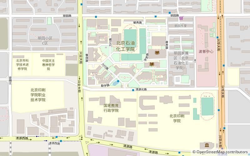 beijing institute of petrochemical technology peking location map