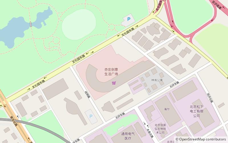 Beijing International Streetcircuit location map