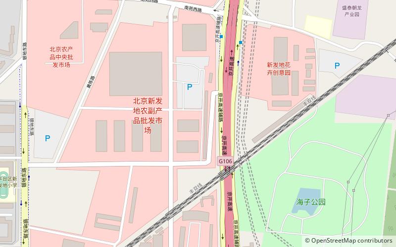 Xinfadi Market location map