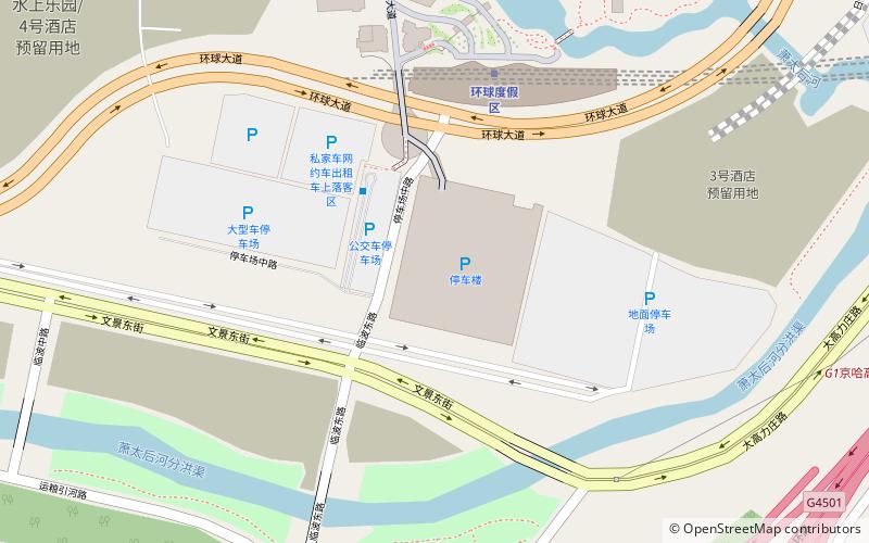 universal studios beijing peking location map