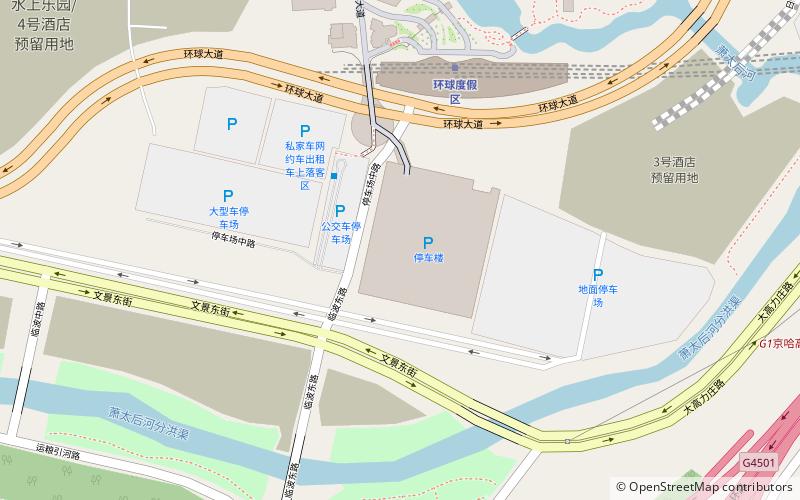 universal studios beijing location map