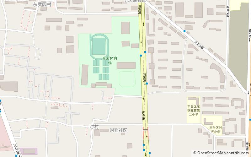 Beijing Tennis Center location map