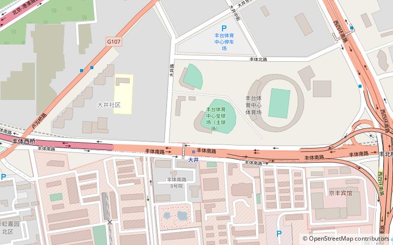 Fengtai Softball Field location map